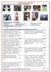 English Worksheet: Unusual Achievements (Guinness World Records)