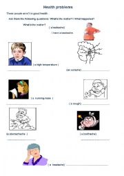 English Worksheet: illness
