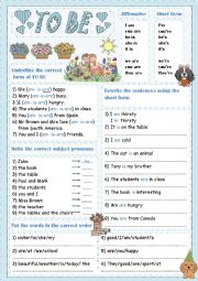 English Worksheet: simple present