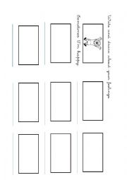 English worksheet: Feelings writing