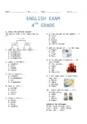 4th grade Exam