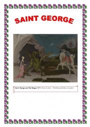 English Worksheet: SAINT GEORGES DAY