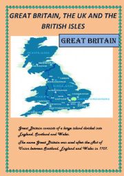 Great Britain, the UK and the British Isles