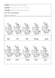 English Worksheet: Little Indians 