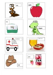 English Worksheet: Phonics A word 