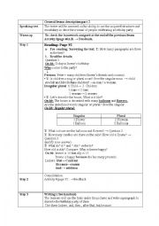 English Worksheet: lesson plan happy birthday 