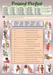 English Worksheet: Present Perfect Exercise