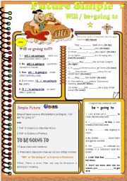 English Worksheet: A Series of grammar worksheets. - Future Simple 