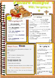 English Worksheet: A Series of grammar worksheets. - Future Simple 