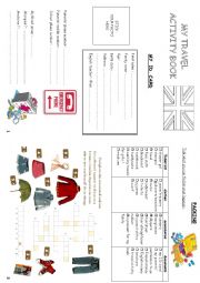 English Worksheet: travelbook1 :packing