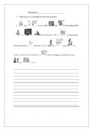 English Worksheet: Simple Past