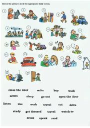 Vocabulary - Daily Actions