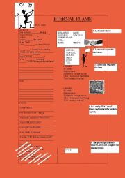 English Worksheet: Eternal Flame