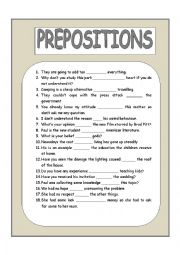 PREPOSITIONS