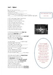 English Worksheet: Snuff - Slipknot