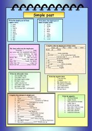 English Worksheet: SIMPLE PAST