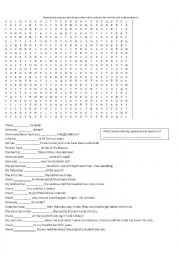 Present Perfect Wordsearch