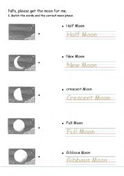 English worksheet: Papa please get the moon for me.