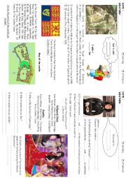 English Worksheet: Travelbook 5 : Windsor Castle and Mme Tussauds