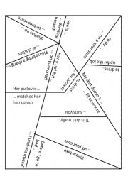 English Worksheet: Vocabulary Puzzle - vocab on dressing