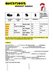 English Worksheet: Present simple questions