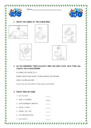 English Worksheet: Rio movie guide