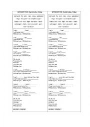 English Worksheet: Without You- David Getta