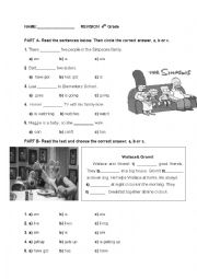 English Worksheet: revision for primary school students