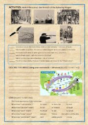 English Worksheet: C. Columbus 1st journey to America (PART 3)