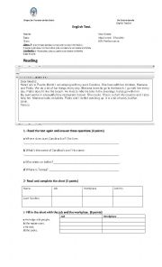 English Worksheet: English test_jobs_ocupations_reading_