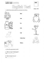 English Worksheet: C2