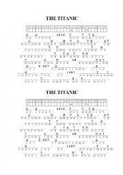 English Worksheet: TITANIC - cryptogramme