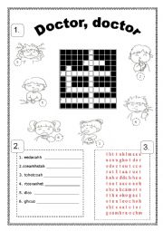English Worksheet: doctor, doctor