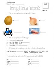 English worksheet: C6