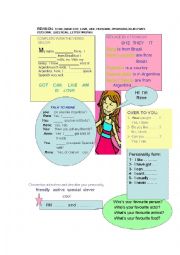 English Worksheet: revision for young learners