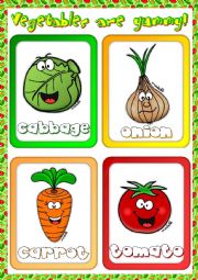 Vegetables - flashcards (1)