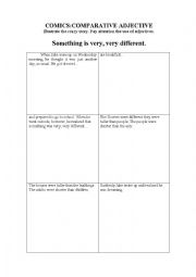 English Worksheet: Something is very different
