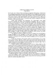 English Worksheet: Chinas Tu (Monguor) Minority