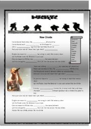 English Worksheet: Linkin Park_New Divide song