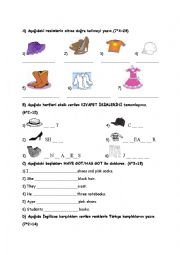 English Worksheet: 4th grade worksheet