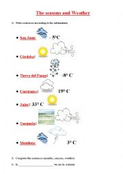 Seasons and weather