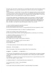 English Worksheet: Astronomy