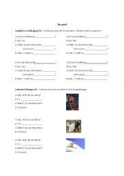 English worksheet: Do you