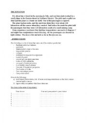 English Worksheet: Desert Dilema