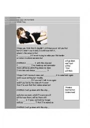 English Worksheet: Song by Dido