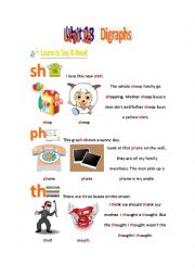 English Worksheet: A Series of Phonics Printables Unit 18 1/2