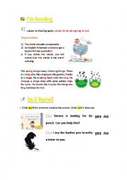 English Worksheet: A Series of Phonics Printables Unit 18 2/2