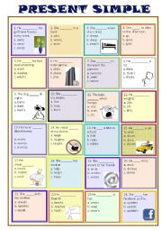 English Worksheet: Present Simple - Third Person