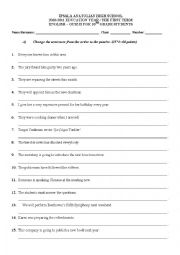 English Worksheet: A Quiz on Passive Voice