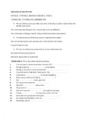 English Worksheet: Reflexive Pronouns